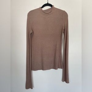 Tan/Pink Zara Sweater, Size Small